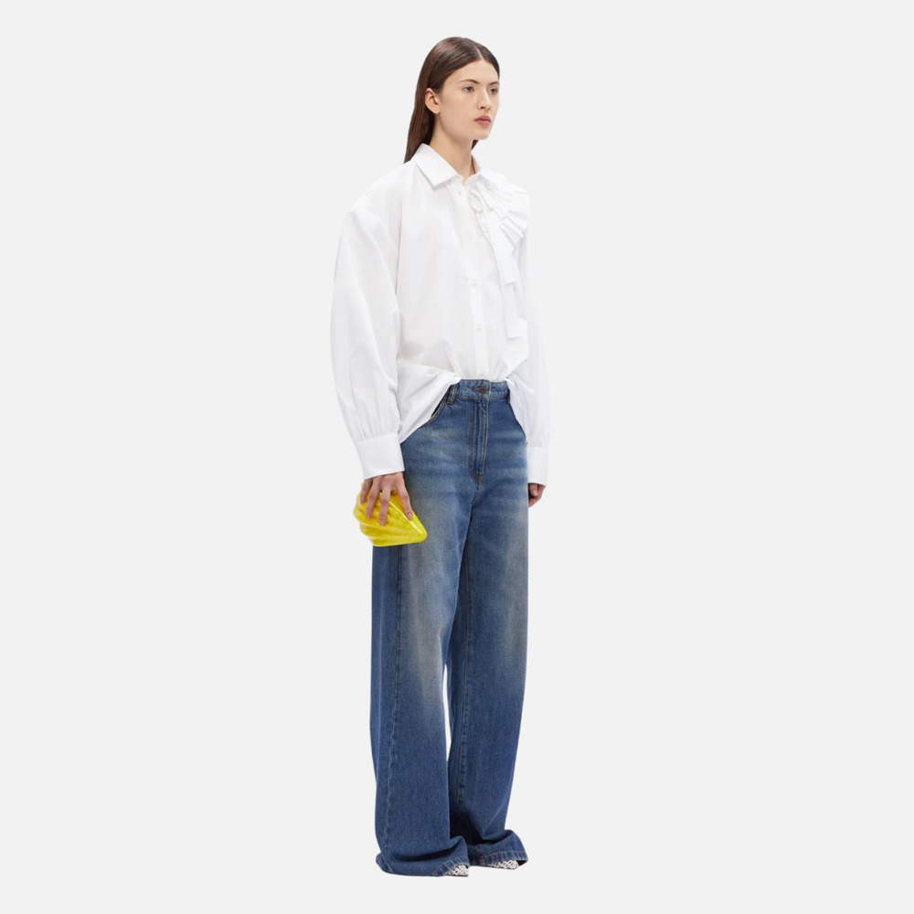 Рубашка с оборками женская MSGM
