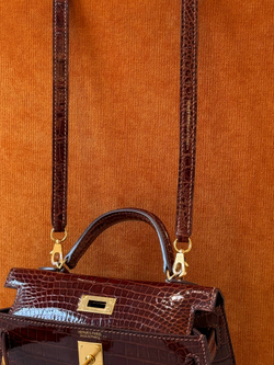 Сумка Hermes из кожи крокодила