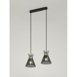 Светильник подвесной (подвес) Rivoli   9187-302 2хЕ27 60 Вт модерн