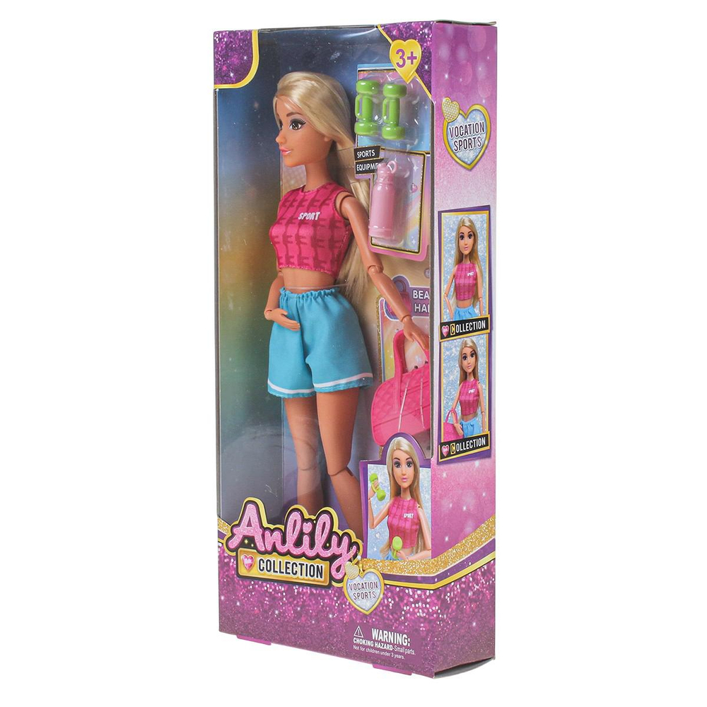 Кукла тип модель, с аксесс. коробка 616863