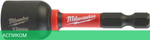 Насадка торцевая Milwaukee Shockwave 1/4" Hex-12ммx65мм (4932492442)