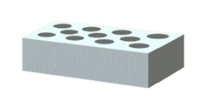 Кирпич силикатный Гулькевичи серый одинарный пустотелый лицевой
