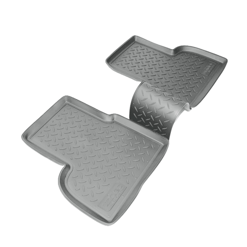 Ковры в салон Norplast/Unidec для Fiat Doblo (2001-), Серый, задние, арт.NPL-Po-21-42-G