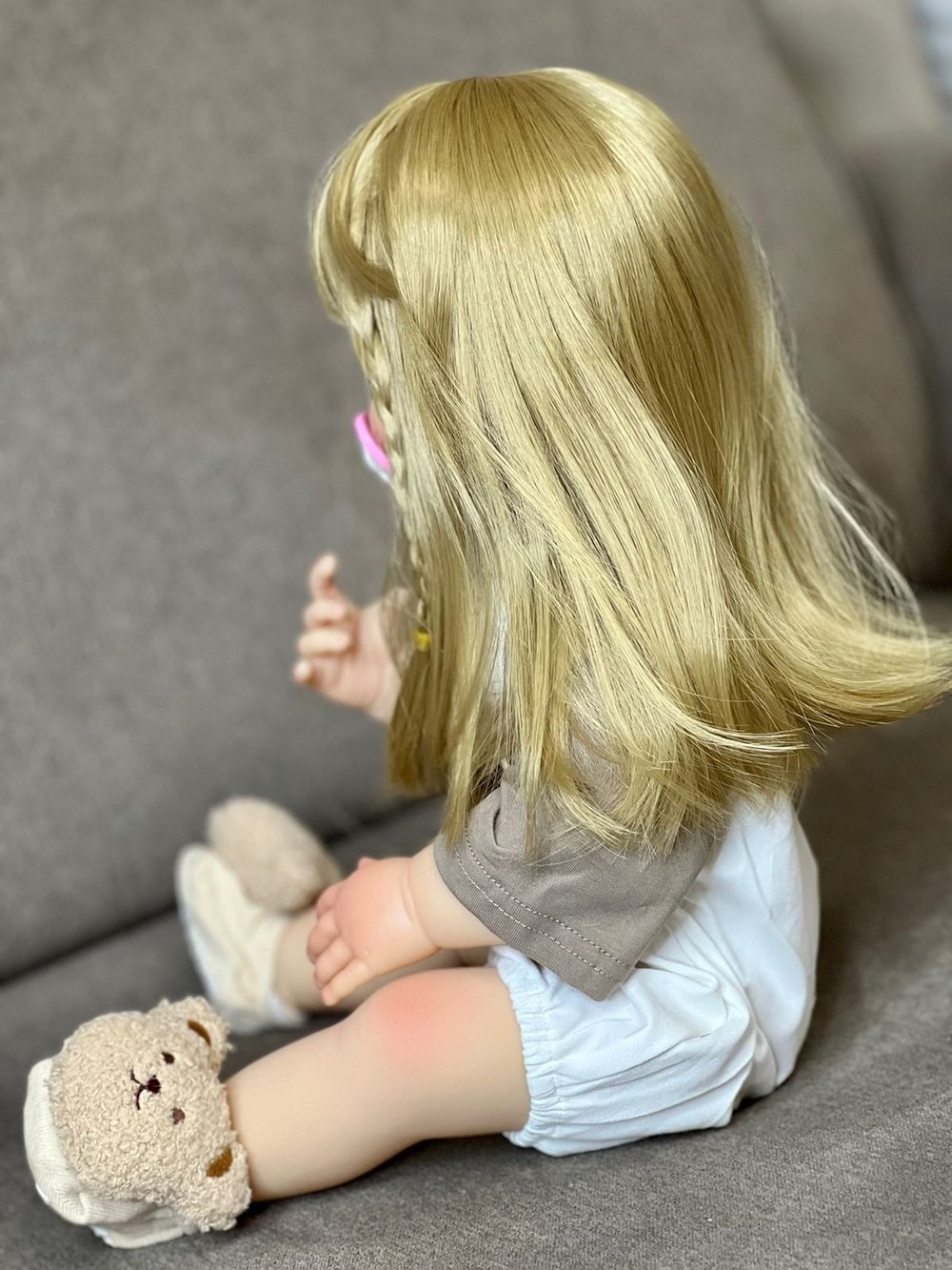 Кукла Реборн виниловая 55см в пакете (FA-134)