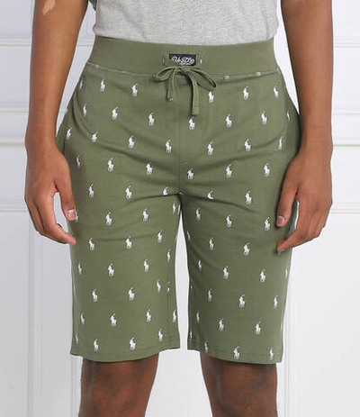 пижамные шорты POLO RALPH LAUREN - оливковый(714830280)