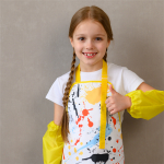 Фартук для творчества с застёжкой фастекс. Феерия красок
