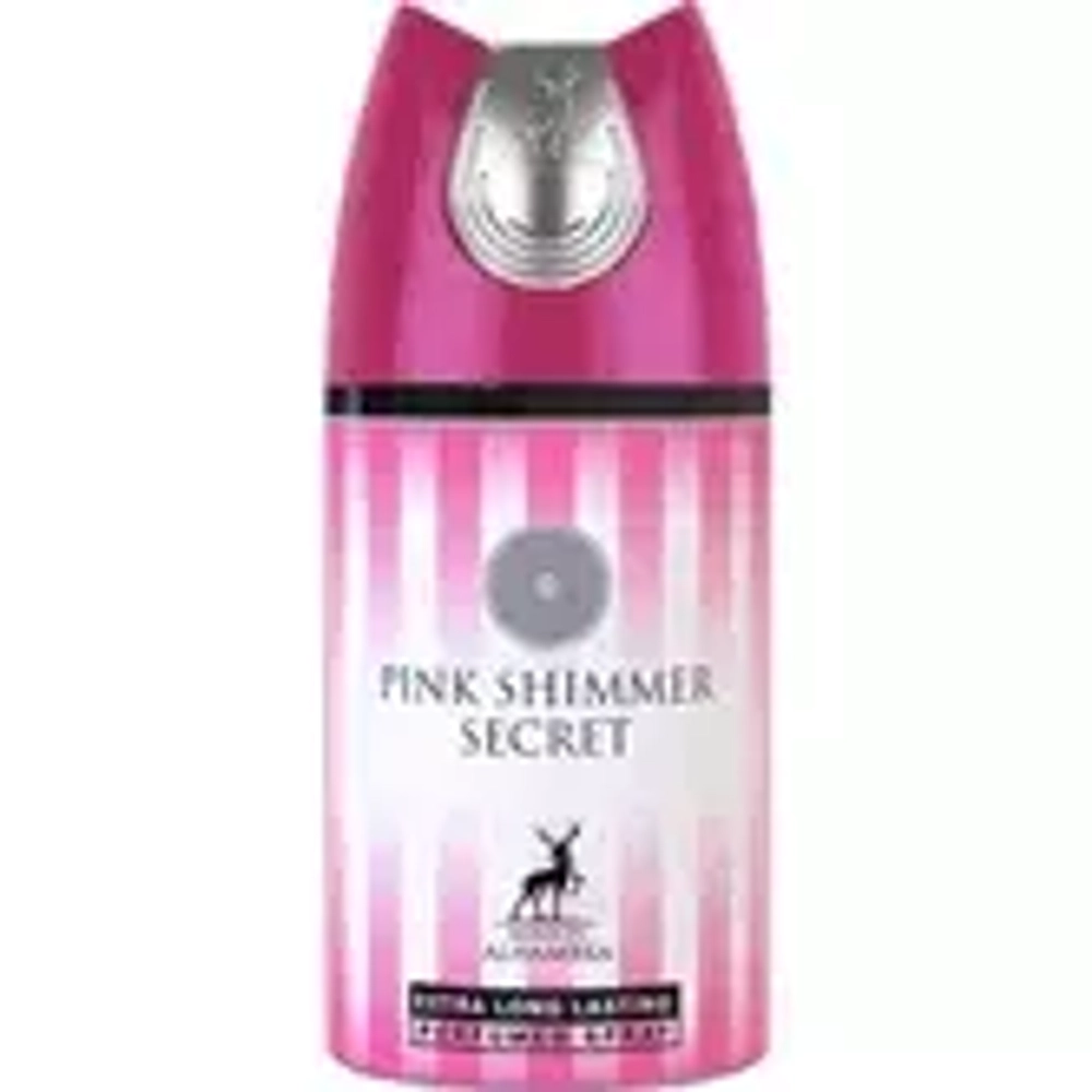 MAISON AL HAMBRA Дезодорант-спрей жен PINK SHIMMER SECRET 250мл*6*48