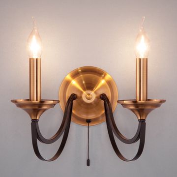 Бра 60098/2 бронза Lazzaro Eurosvet