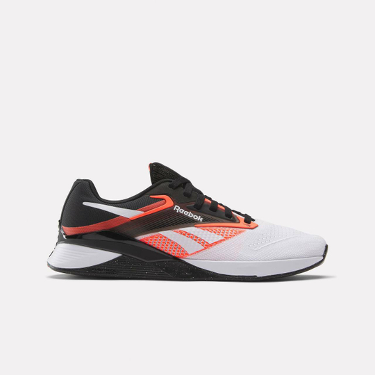 Кроссовки мужские Reebok Nano X4 (Черно-оранжевые)