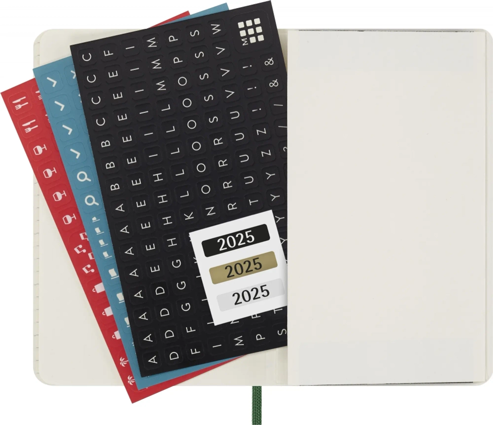 Ежедневник на 2025 год Moleskine Classic Soft (DSK1512DC2) 9х14см мягкая обложка зеленый