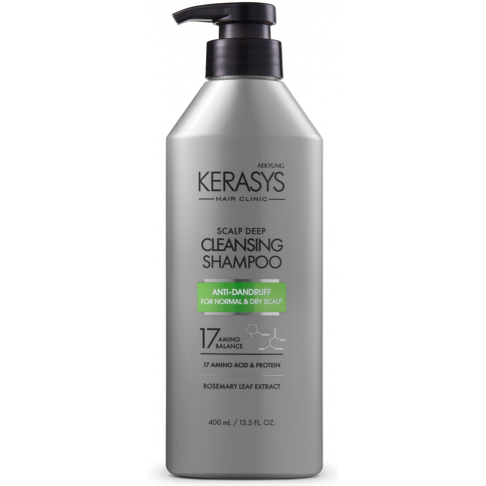 Шампунь для волос КеraSys Против перхоти Экстракт размарина 400 гр