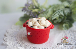 Силиконовая форма Кастрюля с пельмешками