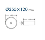 Раковина накладная D&K Matrix светло зеленый 355*355*120мм (DT1391512)