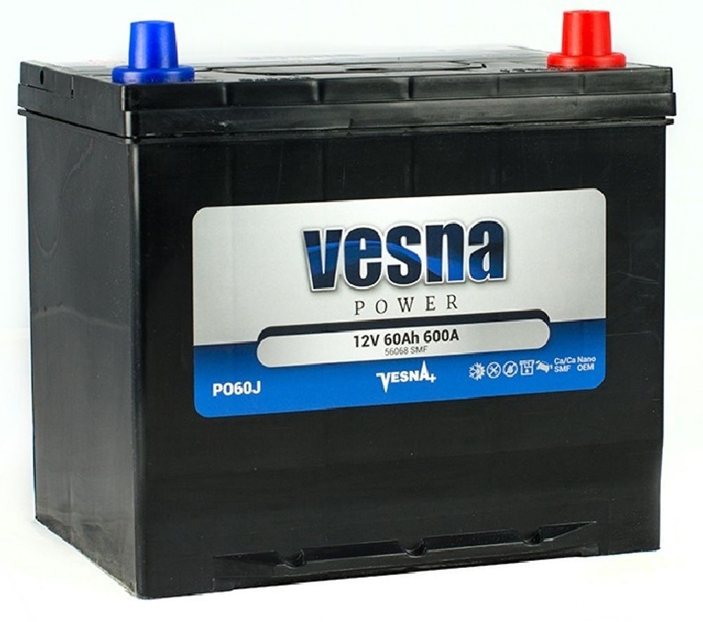 VESNA POWER JIS 6CT- 60 ( 415060 ) аккумулятор