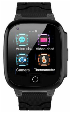 Детские умные часы Smart Baby Watch LT-25 4G Wi-Fi, черный