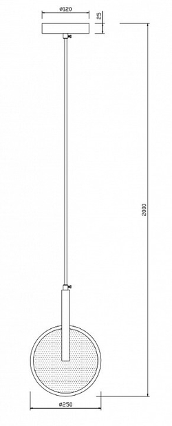 Подвесной светильник Freya FR6002PL-L15BS