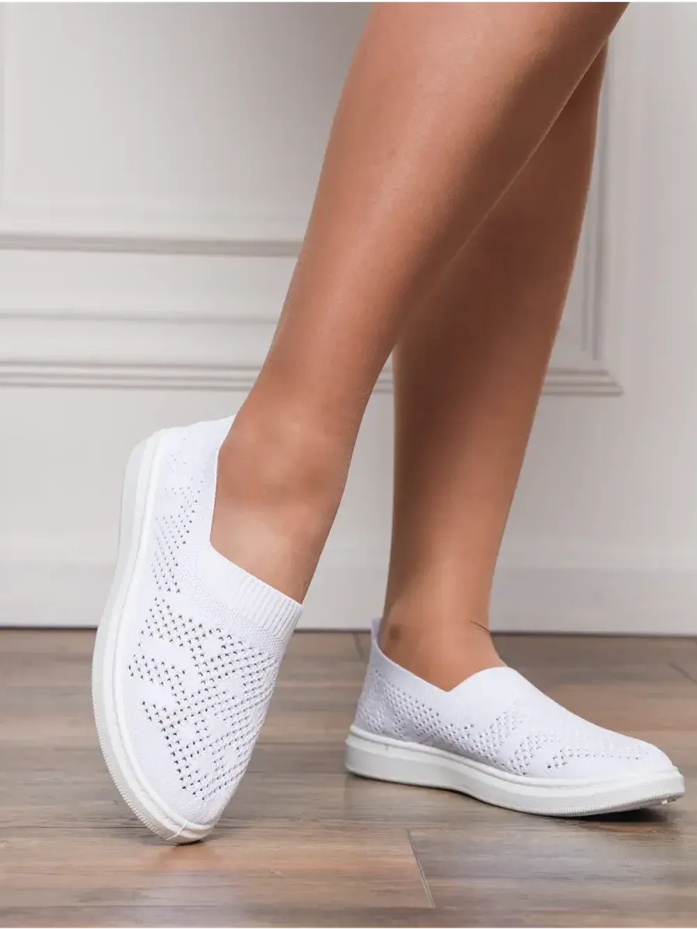 Мокасины летние текстильные