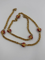 Цепь Божьи коровки Kenneth Jay Lane