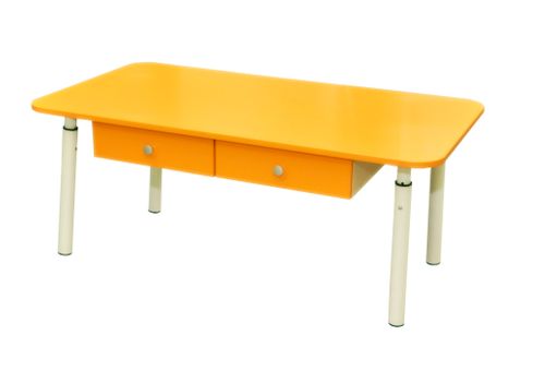 Стол детский на телескопических опорах двухместный "Малыш" с ящиками