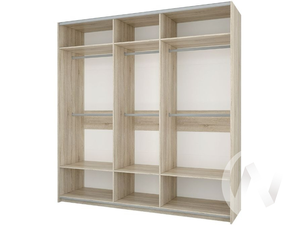 Шкаф-купе Fortune-14 3-х ств Сонома белый