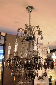 replica BACCARAT ZÉNITH CHANDELIER ( 8 lights + black )