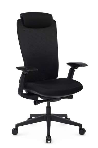 Кресло Gemini EGE-002A Черный пластик/Черный