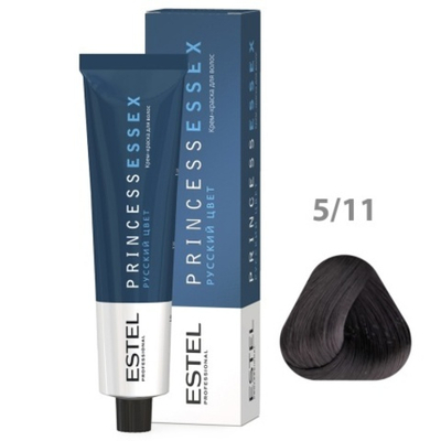 5/11 Крем-краска ESTEL PRINCESS ESSEX,Светлый шатен пепельный интенсивный (60 мл)