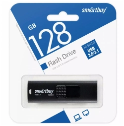 Флешка 128-GB SmartBuy Fashion USB-3.1 чёрный