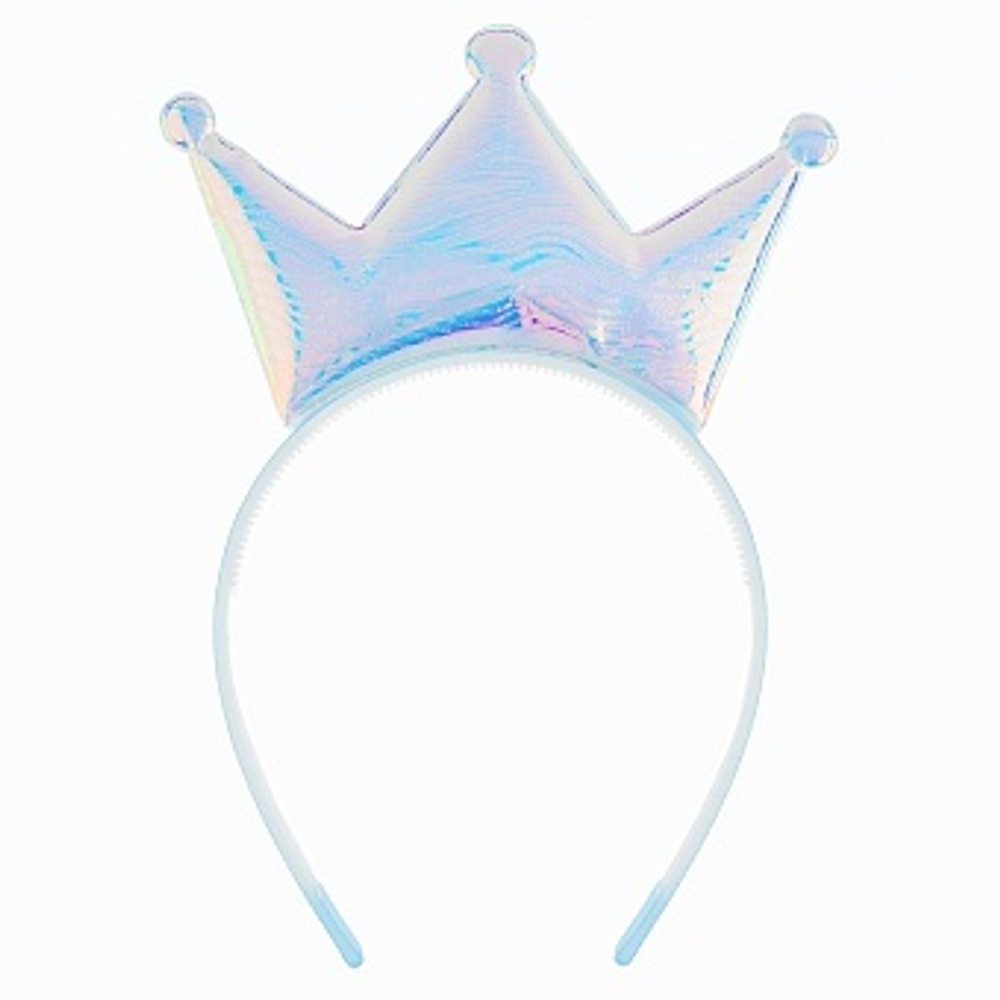 Ободок Корона для принцессы Жемчужный перламутр