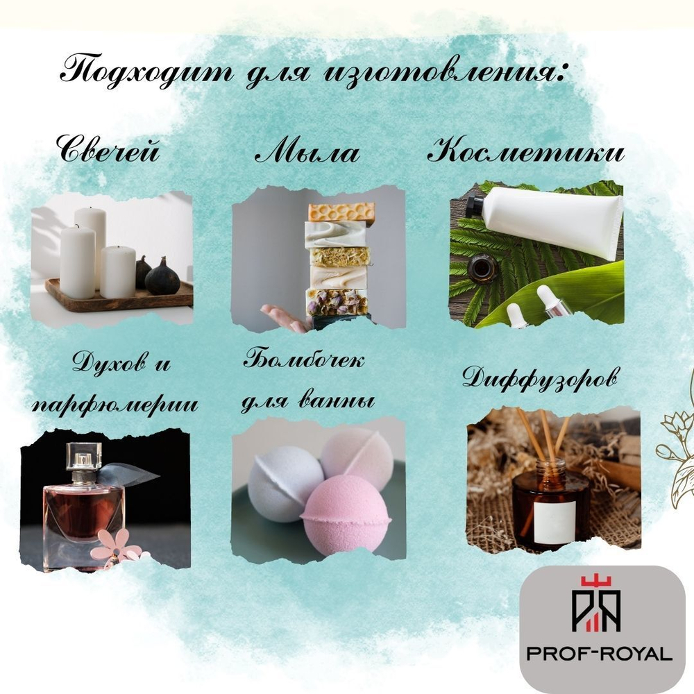 Prof-Royal отдушка парфюмерная DECADE MAN для свечей, мыла и диффузоров, 10 мл