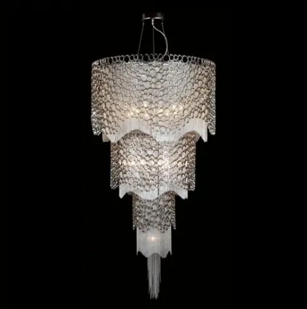 Подвесная люстра Crystal Lux HAUBERK HAUBERK SP-PL12+8+4