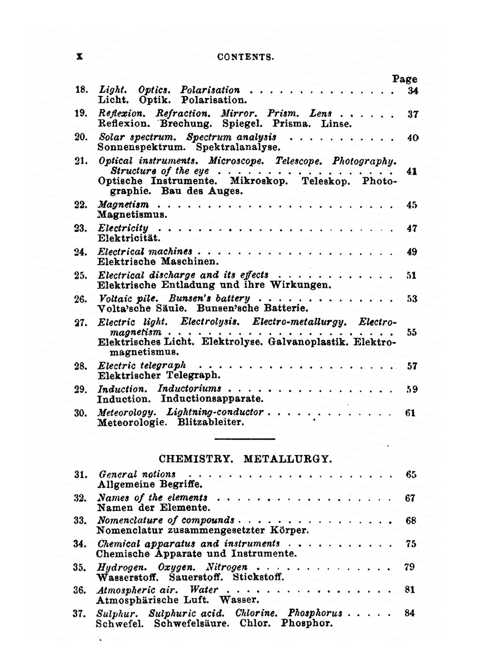 Technical Vocabulary, English and German | F.J. Wershoven