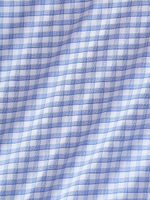 Сорочка мужская VESTER короткий рукав, клетка, бамбуковое волокно/пэ 728151 34