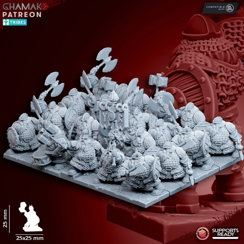 Dwarf Clan Warriors with Shields