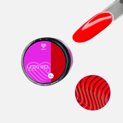 Гель для наращивания и укрепления Lovely, Lego Gel Chilly 01, 15 ml