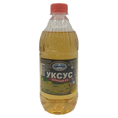 уксус винный БЕЛЫЙ 0,5кг Адмирал ПЭТ (1х12)