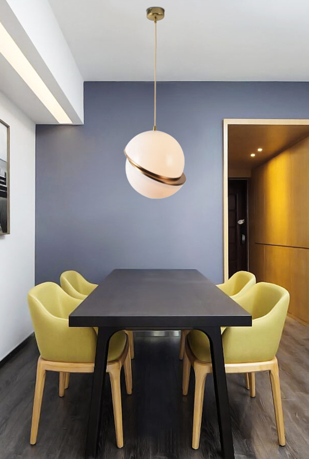 Pendant design lamp Crescent by Lee Broom D40