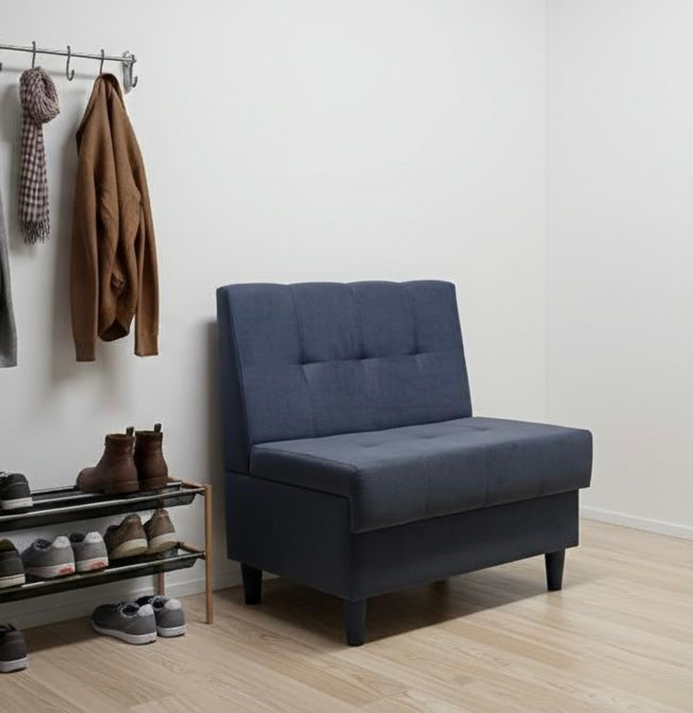 Стильный компактный диван Фабрики ОНИКС из практичного и износостойкого материала с оригинальным дизайном, вместительным ящиком для хранения, мягким наполнителем для дома, дачи и офиса