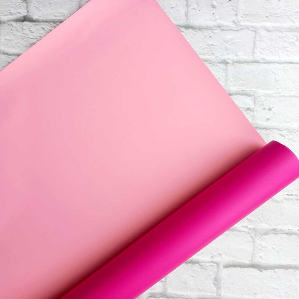 Пленка 2-х сторонняя 58*10м ФУКСИЯ/ПЕРСИК