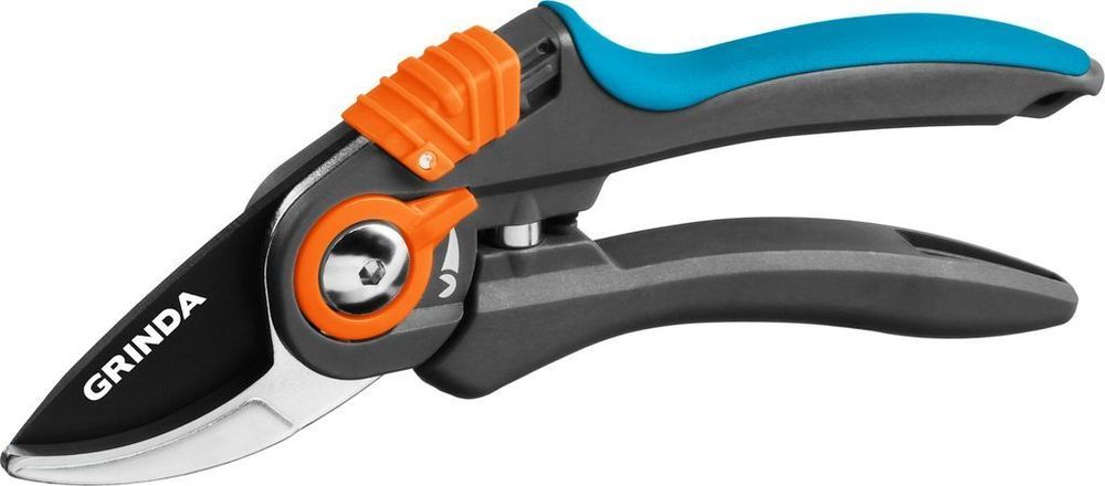 Секатор GRINDA с двухкомпонентной рукояткой 210 мм