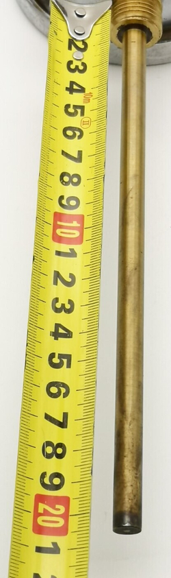 Термометр биметаллический  БТ-52.211 (0 +350), 200мм, G1/2, 1.5, радиальный, показывающий