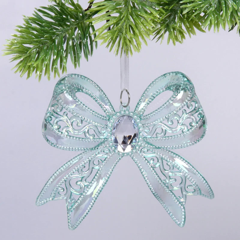 Подвеска «Изящный бант» 13*11 см, Зелёный