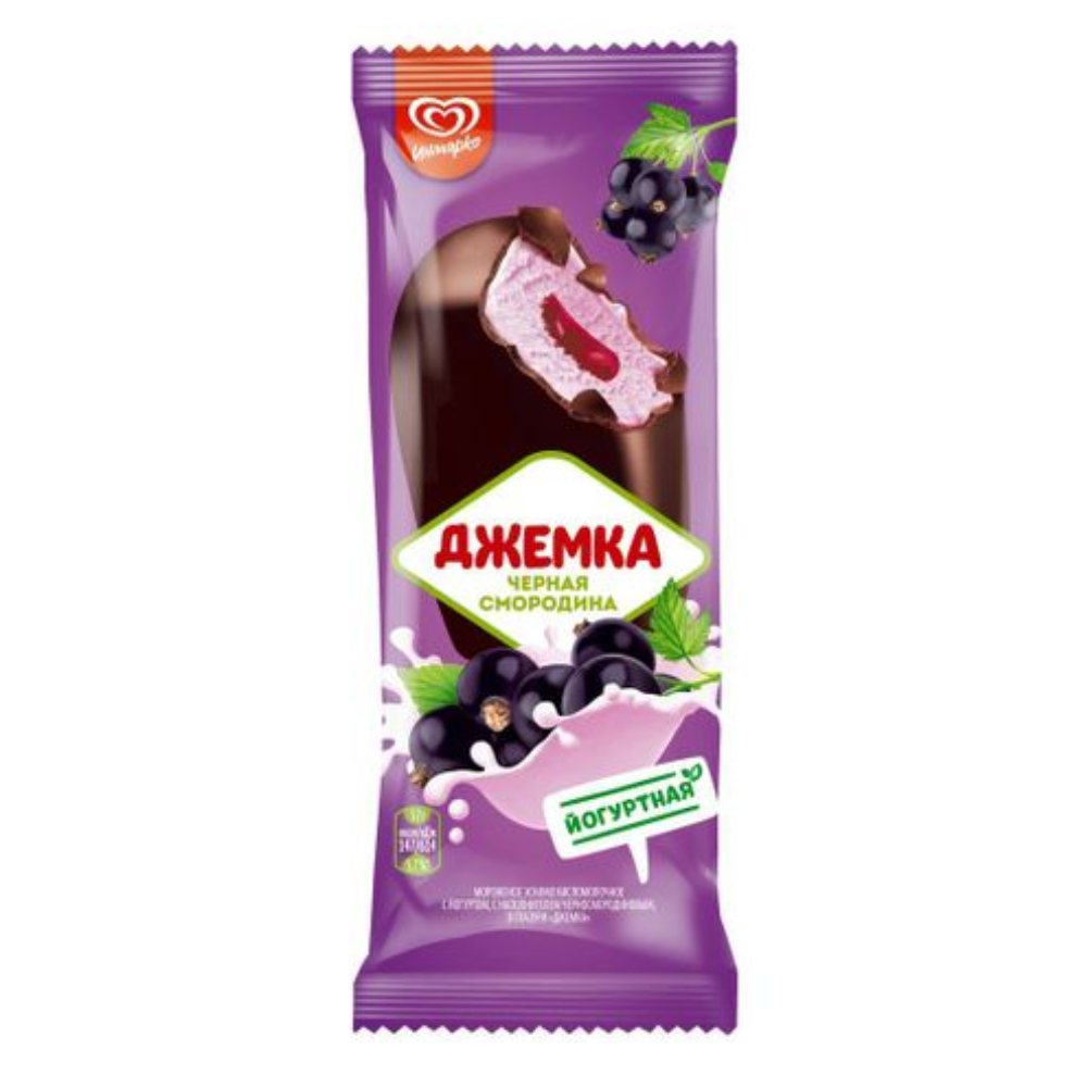Мороженое Джемка черная смородина 80 гр