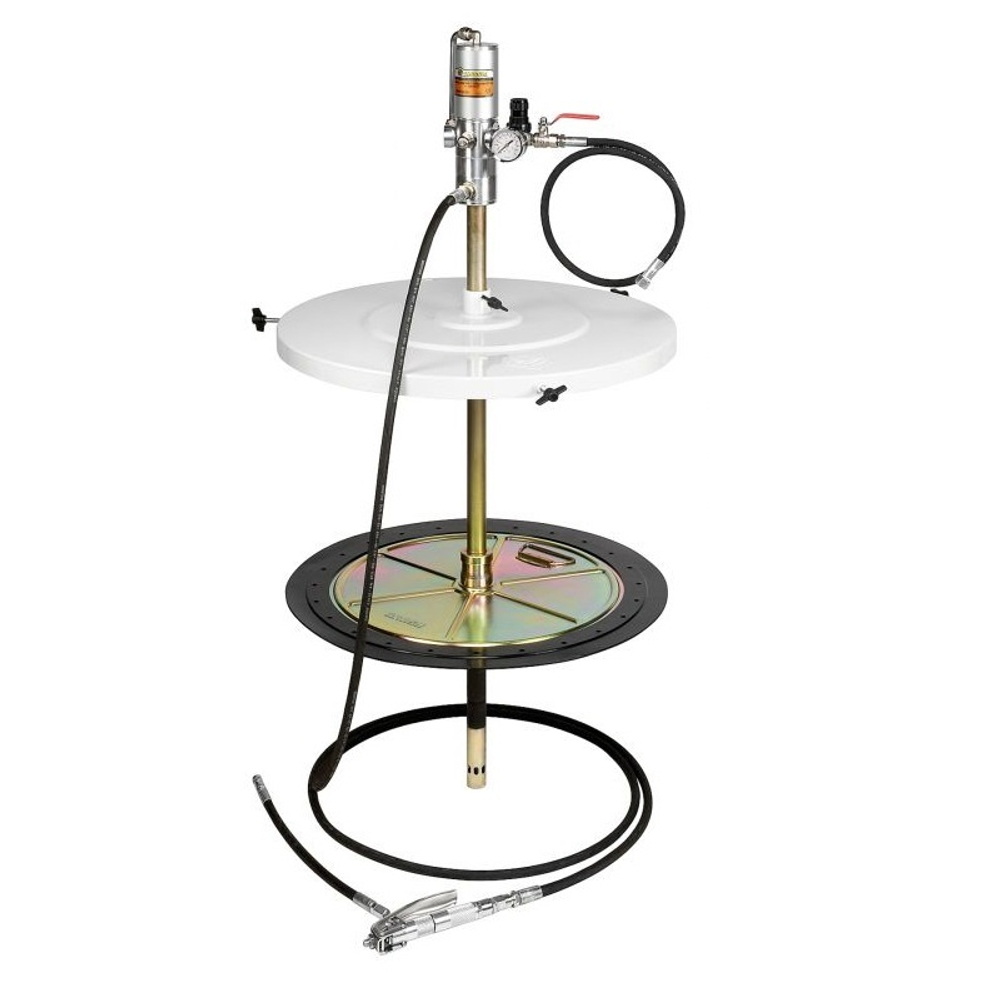 Комплект для раздачи смазок из бочек 180-220 кг., насос 75:1, 4400г/м, шланг 4 м., ECODORA (Италия)