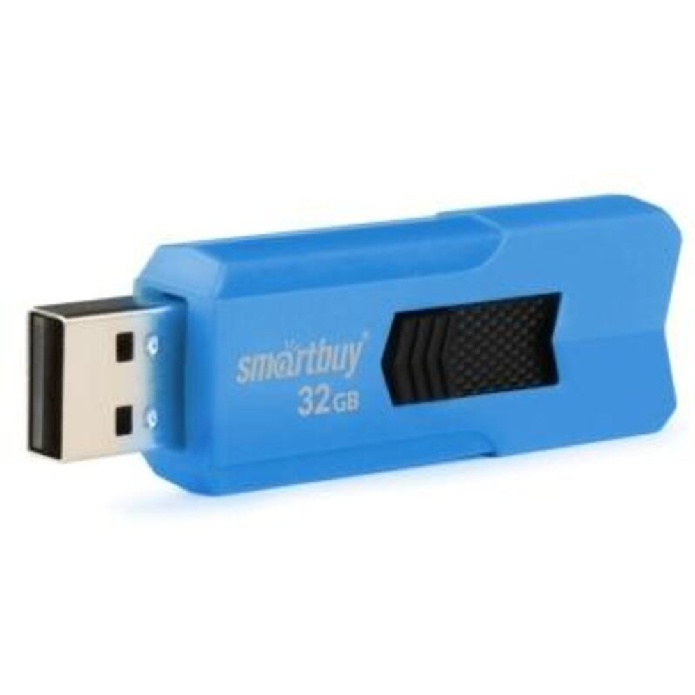 Флеш-накопитель USB  32GB  Smart Buy  Stream синий