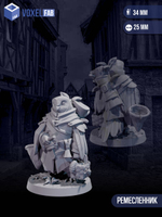 Жители Лесного Города миниатюр для настольных игр РНИ, DND