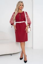 Платье Мия (марсала) Р11-1184 Nikol (Акция)