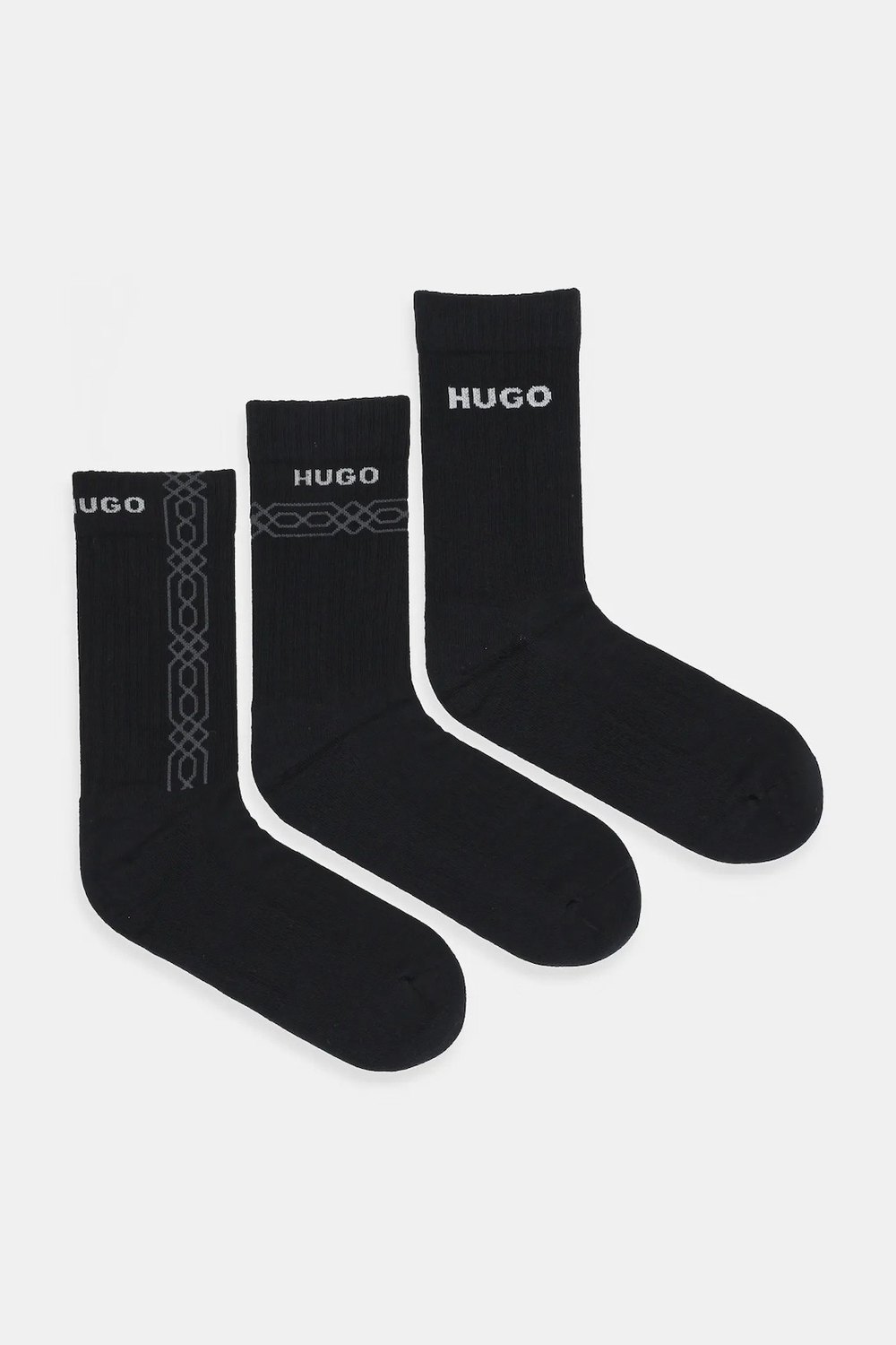Носки (3 пары) мужские HUGO 3P QS RIB GEO