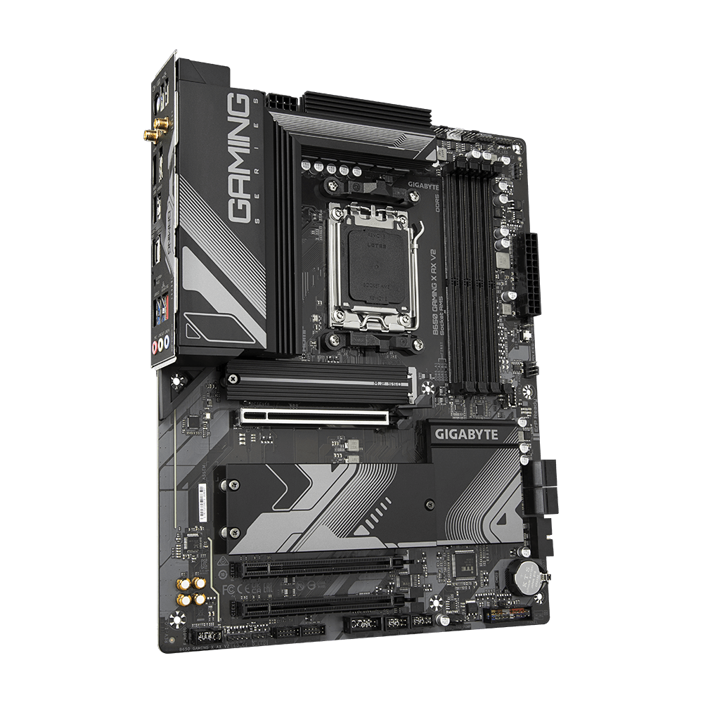 Сист.плата Gigabyte B650 GAMING X AX,B650,4xDDR5,PCI-E4 x16,1xPCI-E x1,1xM.2,6xSATA, HDMI, DPx1, Wi-Fi6E, LAN2.5GbE, BOX