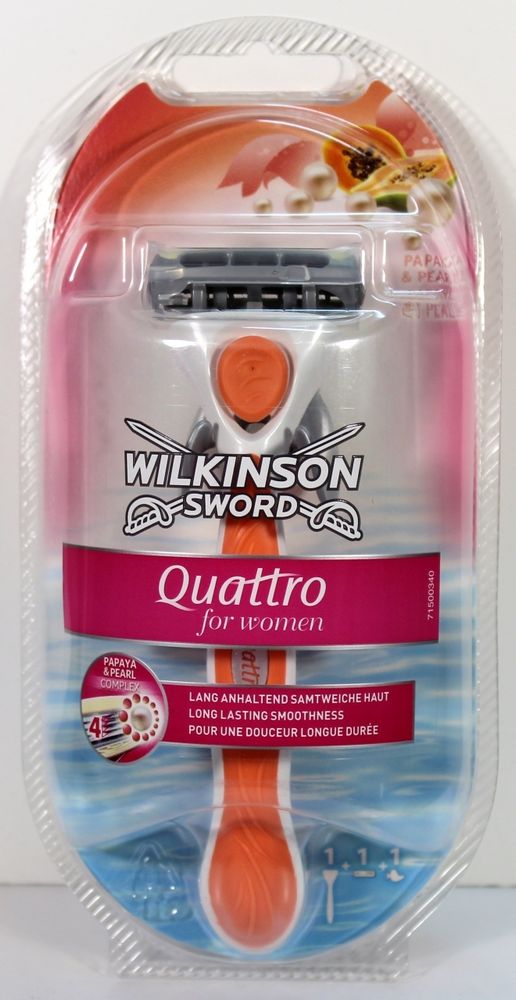 Wilkinson Sword станок women Quattro +1 кассета
